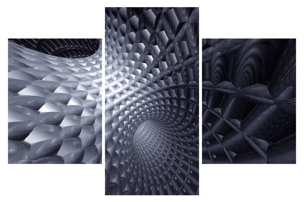 Obraz - Abstrakcia 3D (90x60 cm)