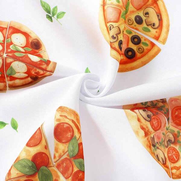 Goldea teflónová látka na obrusy - lahodná pizza 160 cm