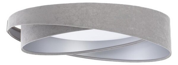 LED stropné svietidlo GALAXY MODERN LED/24W/230V pr. 55 cm sivá/strieborná