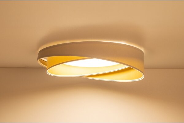 LED stropné svietidlo GALAXY MODERN LED/24W/230V priemer 55 cm biela/zlatá