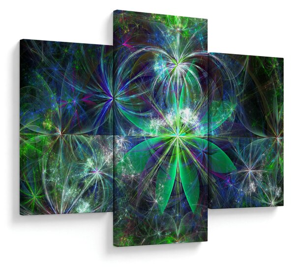Obraz - Abstraktné geometrické tvary (90x60 cm)