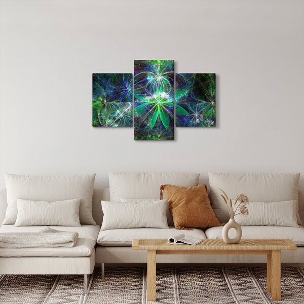 Obraz - Abstraktné geometrické tvary (90x60 cm)