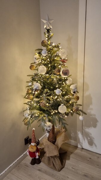 3D vianočný stromček v jute 165cm