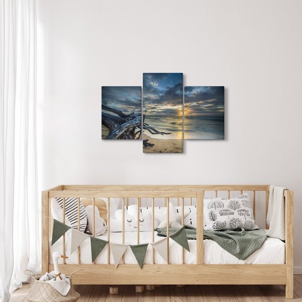 Obraz mora pri západe slnka (90x60 cm)