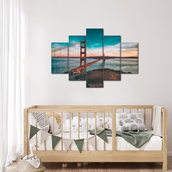 Obraz- Golden Gate, San Francisco (150x105 cm)