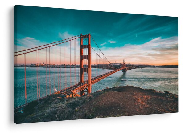 Obraz- Golden Gate, San Francisco (90x60 cm)