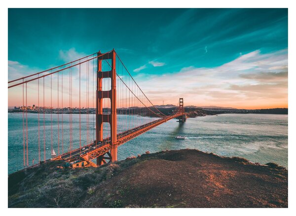 Obraz- Golden Gate, San Francisco (70x50 cm)