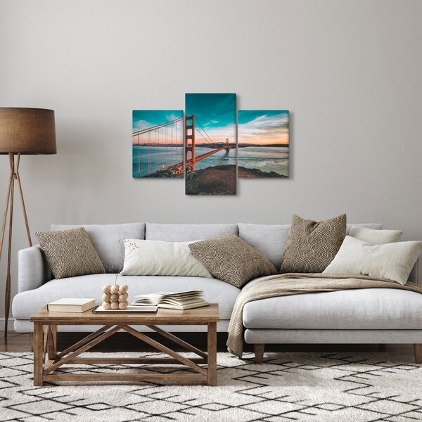Obraz- Golden Gate, San Francisco (90x60 cm)