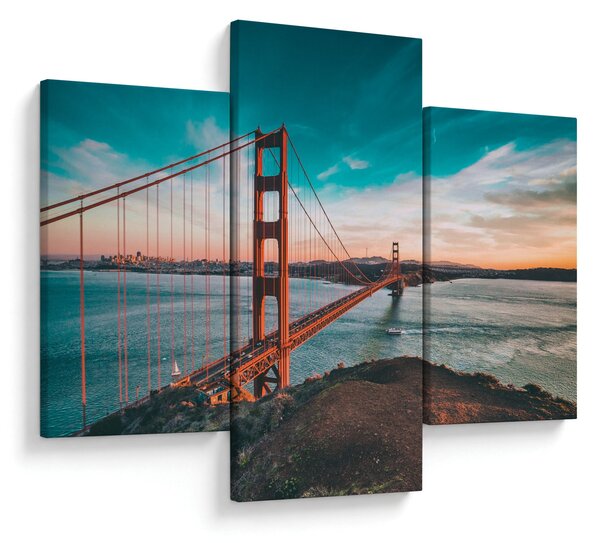 Obraz- Golden Gate, San Francisco (90x60 cm)