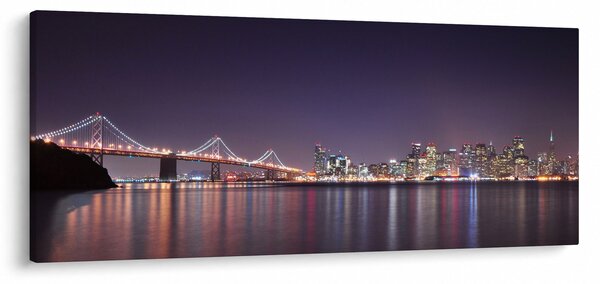 Obraz pohľadu na San Francisco, California (120x50 cm)