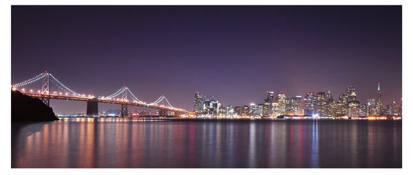 Obraz pohľadu na San Francisco, California (120x50 cm)