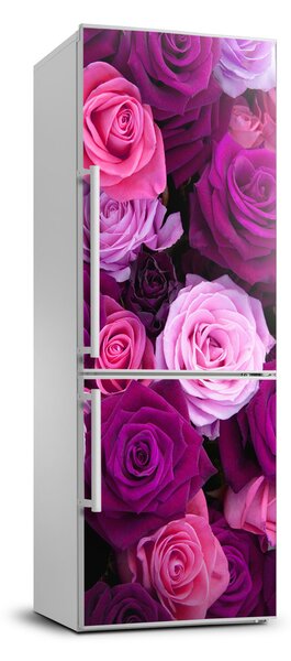Nálepka fototapety na chladničku Ružové ruže