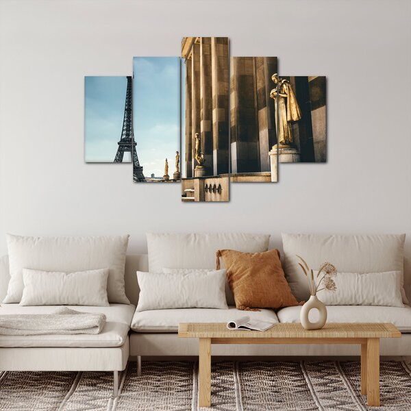 Obraz z Trocaderského námestia, Paríž (150x105 cm)