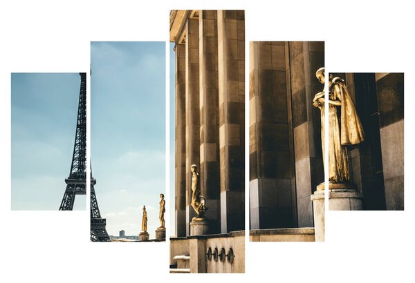 Obraz z Trocaderského námestia, Paríž (150x105 cm)