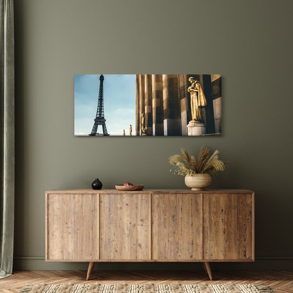 Obraz z Trocaderského námestia, Paríž (120x50 cm)