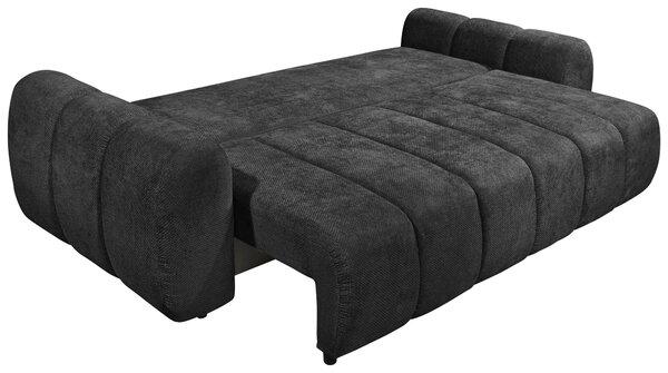 ROZKLADACIA POHOVKA, textil, čierna MID.YOU - Sedačky, Online Only