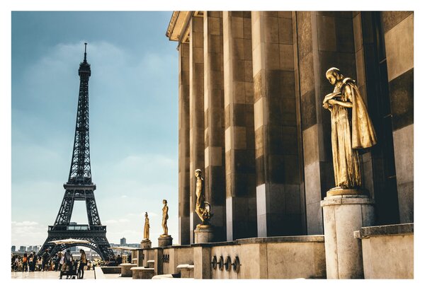 Obraz z Trocaderského námestia, Paríž (90x60 cm)