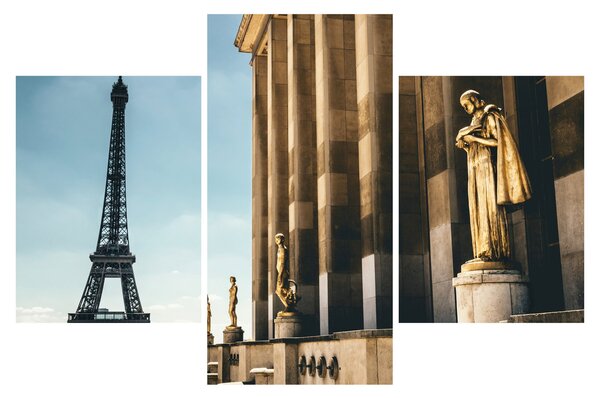 Obraz z Trocaderského námestia, Paríž (90x60 cm)