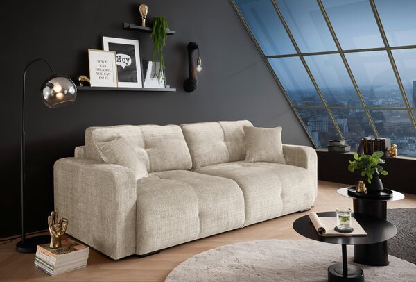 ROZKLADACIA POHOVKA, textil, béžová MID.YOU - Sedačky, Online Only