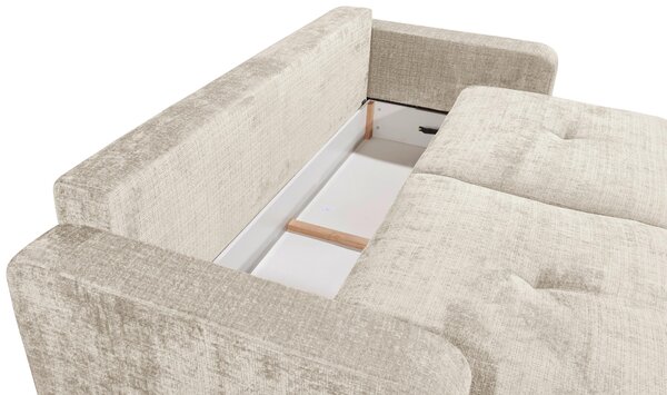 ROZKLADACIA POHOVKA, textil, béžová MID.YOU - Sedačky, Online Only