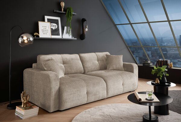 ROZKLADACIA POHOVKA, textil, taupe MID.YOU - Sedačky, Online Only