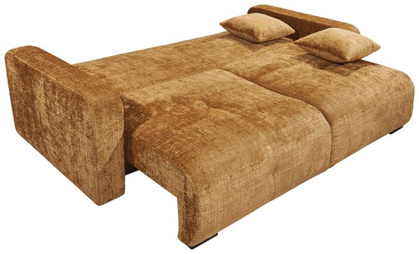 ROZKLADACIA POHOVKA, textil, zlatá MID.YOU - Sedačky, Online Only