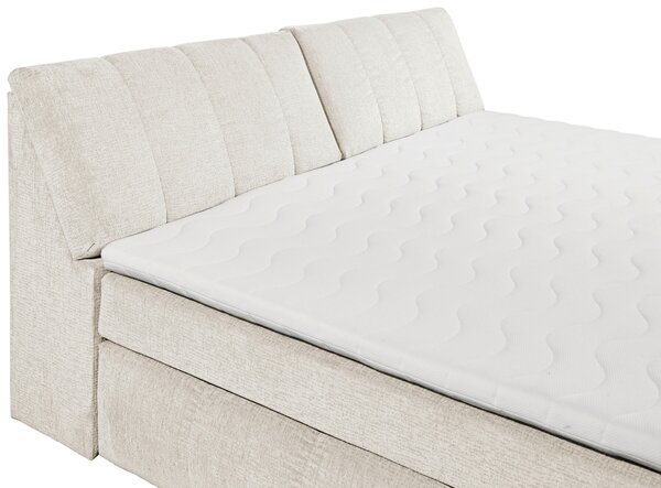 BOXSPRINGOVÁ POSTEĽ, 240/200 cm, krémová MID.YOU - Online Only spálne, Online Only