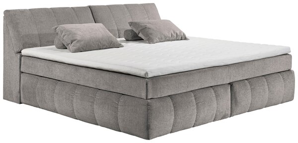 BOXSPRINGOVÁ POSTEĽ, 240/200 cm, sivohnedá MID.YOU - Online Only spálne, Online Only