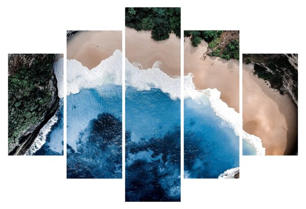 Obraz pláže Nusa Penida, Indonézia (150x105 cm)