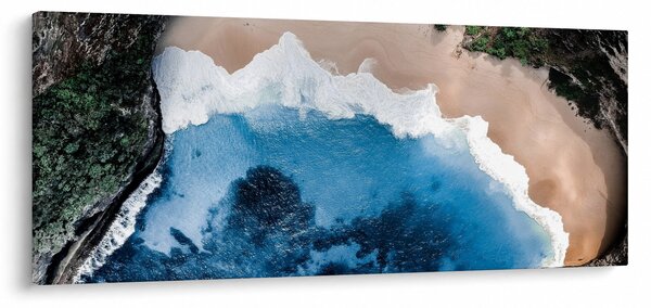 Obraz pláže Nusa Penida, Indonézia (120x50 cm)