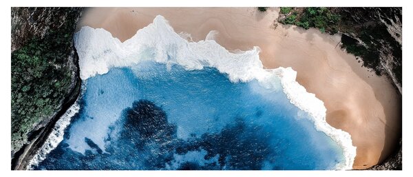 Obraz pláže Nusa Penida, Indonézia (120x50 cm)