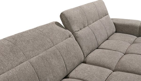ROHOVÁ SEDAČKA, textil, taupe Livetastic - Sedačky, Online Only