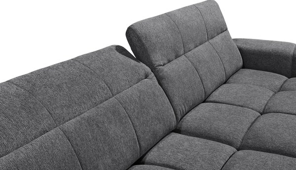 ROHOVÁ SEDAČKA, textil, antracitová Livetastic - Sedačky, Online Only