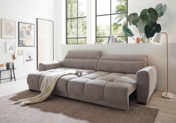 ROHOVÁ SEDAČKA, textil, taupe Livetastic - Sedačky, Online Only