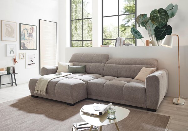 ROHOVÁ SEDAČKA, textil, taupe Livetastic - Sedačky, Online Only