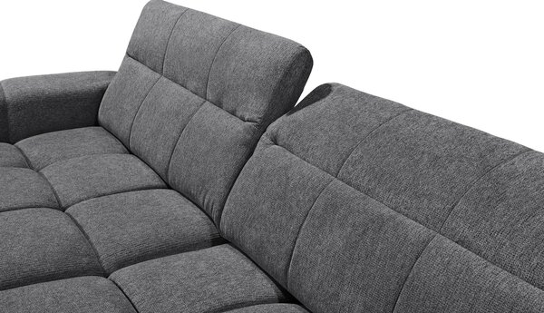ROHOVÁ SEDAČKA, textil, antracitová Livetastic - Sedačky, Online Only