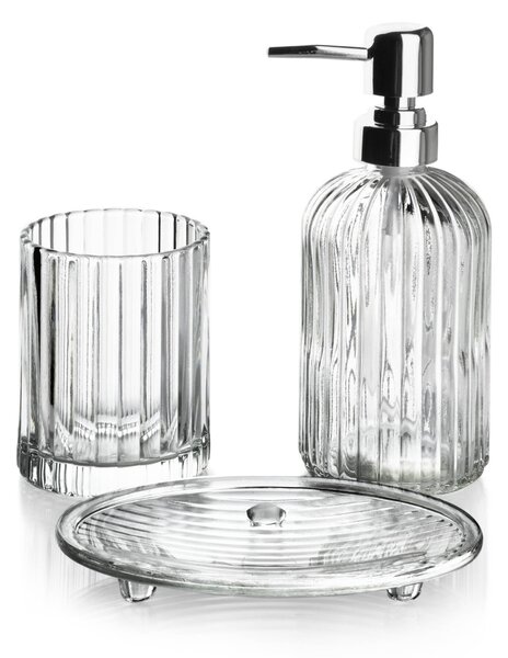 Bathlab Kúpeľňová sada ARI 400 ml číra