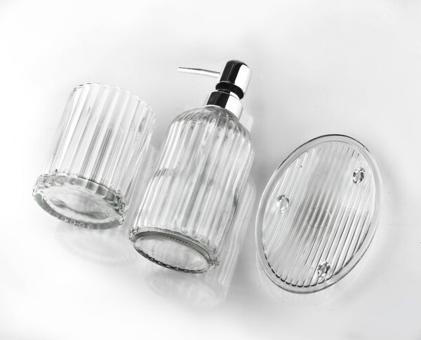 Bathlab Kúpeľňová sada ARI 400 ml číra