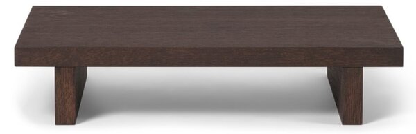 Odkladací stolík z dubovej dýhy Kona Dark Stained