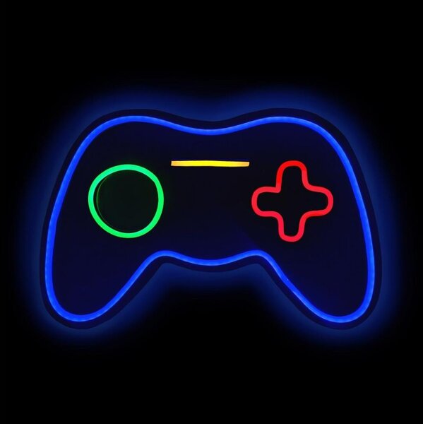 2Kids Toys - LED neónová nástenná dekorácia LED/5W/USB gamepad