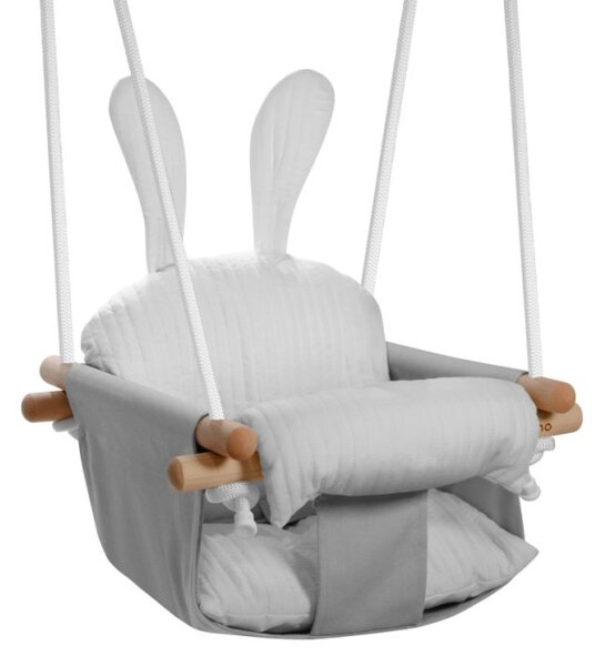 Detská hojdačka Hop 33 Rabbit Grey