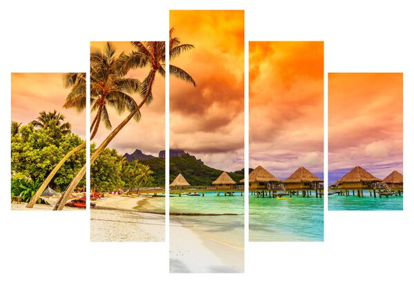 Obraz - Ostrov Bora Bora (150x105 cm)