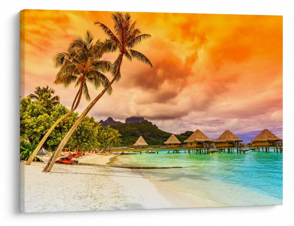 Obraz - Ostrov Bora Bora (70x50 cm)