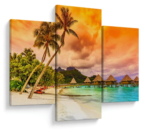 Obraz - Ostrov Bora Bora (90x60 cm)