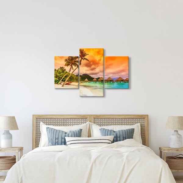 Obraz - Ostrov Bora Bora (90x60 cm)