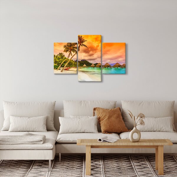 Obraz - Ostrov Bora Bora (90x60 cm)