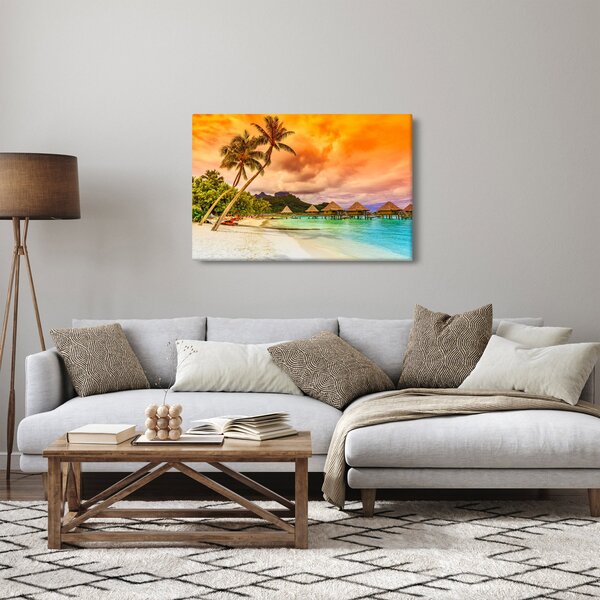 Obraz - Ostrov Bora Bora (90x60 cm)