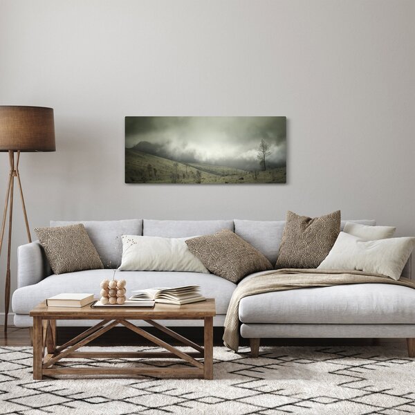 Obraz krajiny pred búrku (120x50 cm)