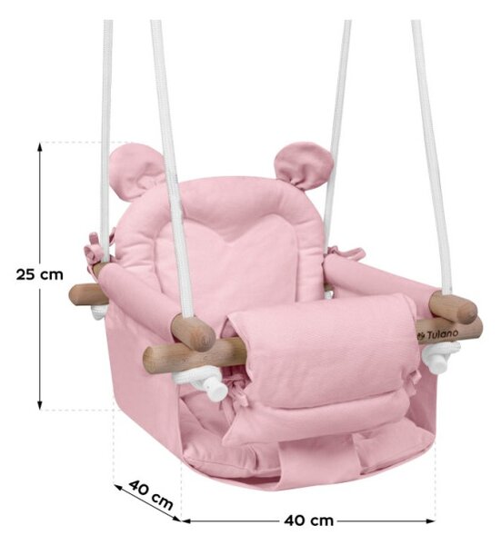 Detská hojdačka Hop 30 Swing Pink