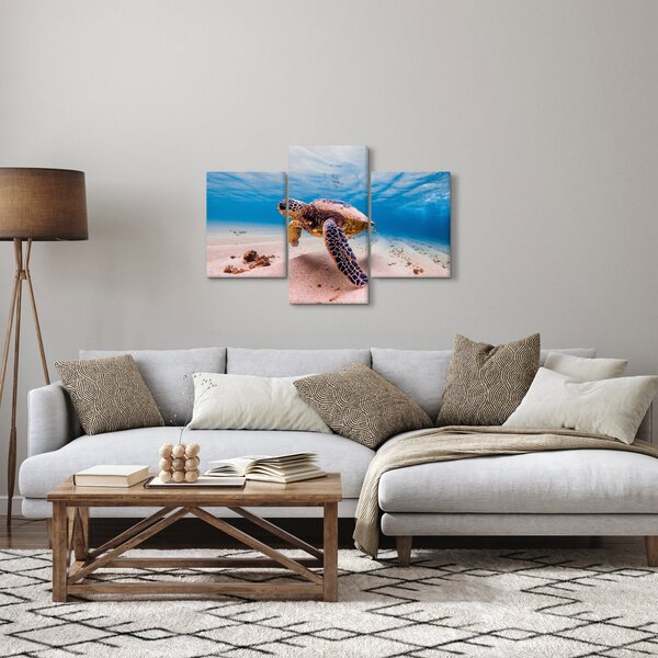 Obraz korytnačky v oceáne (90x60 cm)